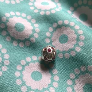 Pink bracelet charm